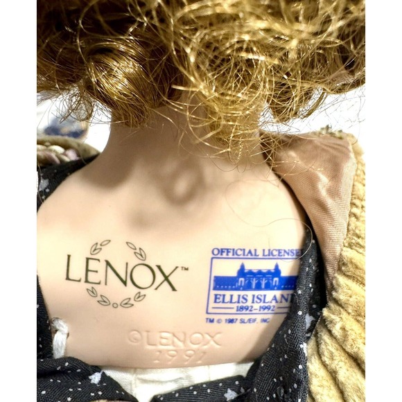 1991 Lenox Porcelain Megan Doll Children Of Ellis Island Irish Immigrant - Picture 8 of 8
